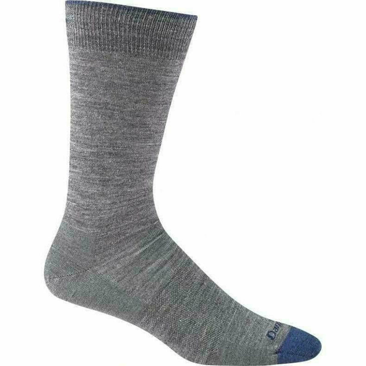 Darn Tough Mens Solid Crew Lightweight Lifestyle Socks  -  Small / Gray