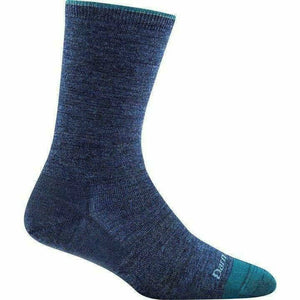 Darn Tough Womens Solid Basic Crew Lightweight Lifestyle Socks  -  Small / Denim