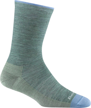 Darn Tough Womens Solid Basic Crew Lightweight Lifestyle Socks  -  Small / Seafoam